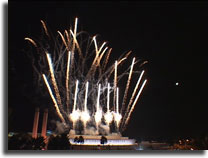Ontairio mall fireworks show video